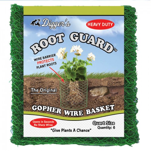Quart Size Root Guard Heavy Duty Basket, 6-pack